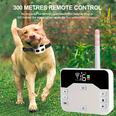 Innovative 2-in-1 Wireless Fence & Training Collar – Protect and Train Your Dog